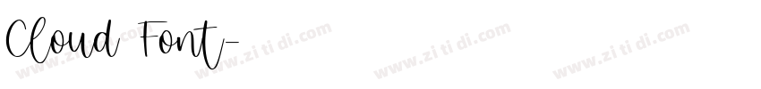 Cloud Font字体转换